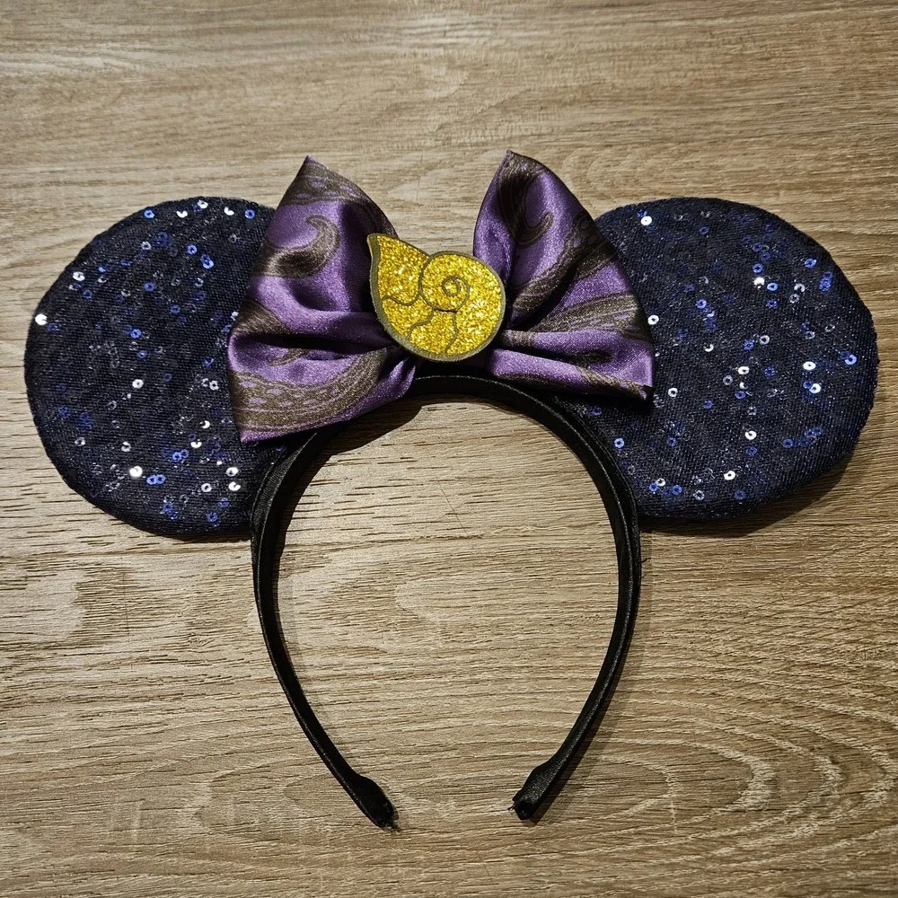 Disney Villains Ursula Minnie Mouse Ears Headband Little Mermaid Disneyland